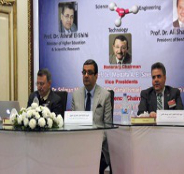 Dr. Mustafa El Sayed opens the 1st International Scientific Conference on Nanotechnology