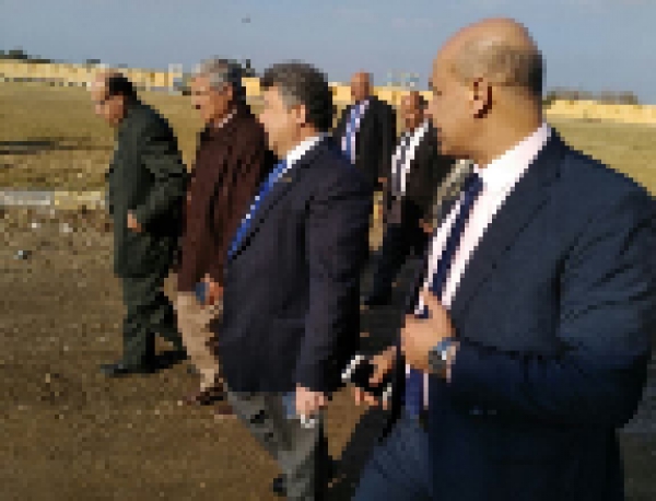 The University President inspects the Stadiums of Youth Development Center at the faculty of agriculture in Moshtohor