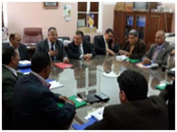 Benha University President heads the 1st Meeting of Faculty Members Club