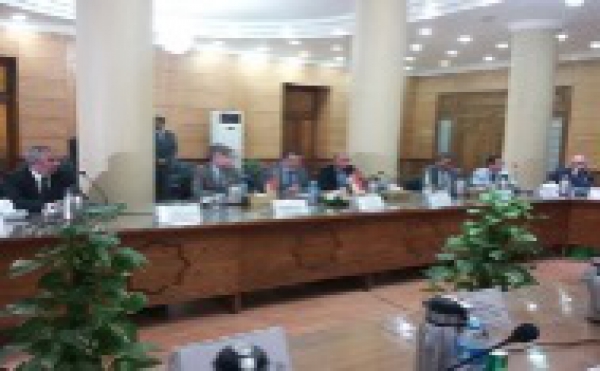 Benha University President receives a Delegation from DAAD