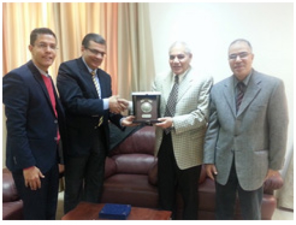 Benha University Delegation in the Association of Arab Universities Headquarters in Jordan