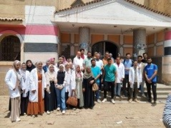 Benha University organizes a medical veterinary convoy to Kafr- Abed Village in Toukh